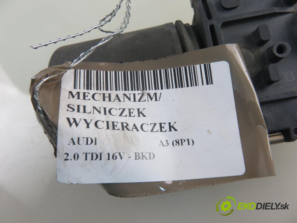 AUDI A3 (8P1) HB 2006 103,00 2.0 TDI PD 16V 140 1968,00 Motorček stieračov predný 8P1955119B ; 0390241783