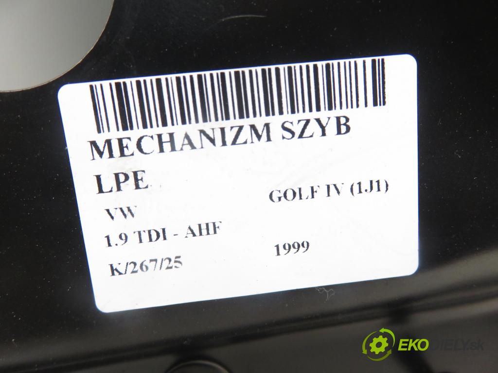 VW GOLF IV (1J1) HB 1999 81,00 1.9 TDI - AHF 1896,00 mechanismus oken 1J4837729AA ; 1J4837755E ; 1J1959801C
