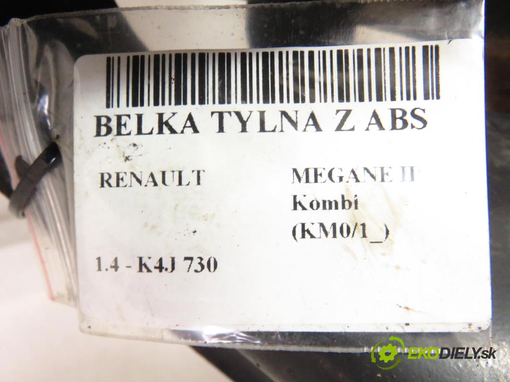 RENAULT MEGANE II Kombi (KM0/1_) KOMBI 2003 72,00 1.4 - K4J 730 1390,00 výztuha zadní část ABS