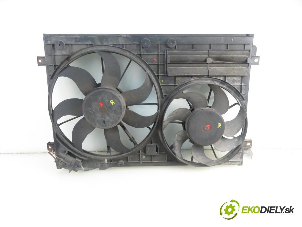 VW PASSAT B6 Variant (3C5) KOMBI 2007 125,00 2.0 TDI - BMR 1968,00 Ventilátor chladič klíma/voda 1K0121207AD ; 1K0121205J