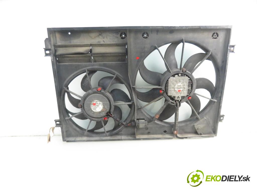 VW PASSAT B6 Variant (3C5) KOMBI 2007 125,00 2.0 TDI - BMR 1968,00 Ventilátor chladič klíma/voda 1K0121207AD ; 1K0121205J
