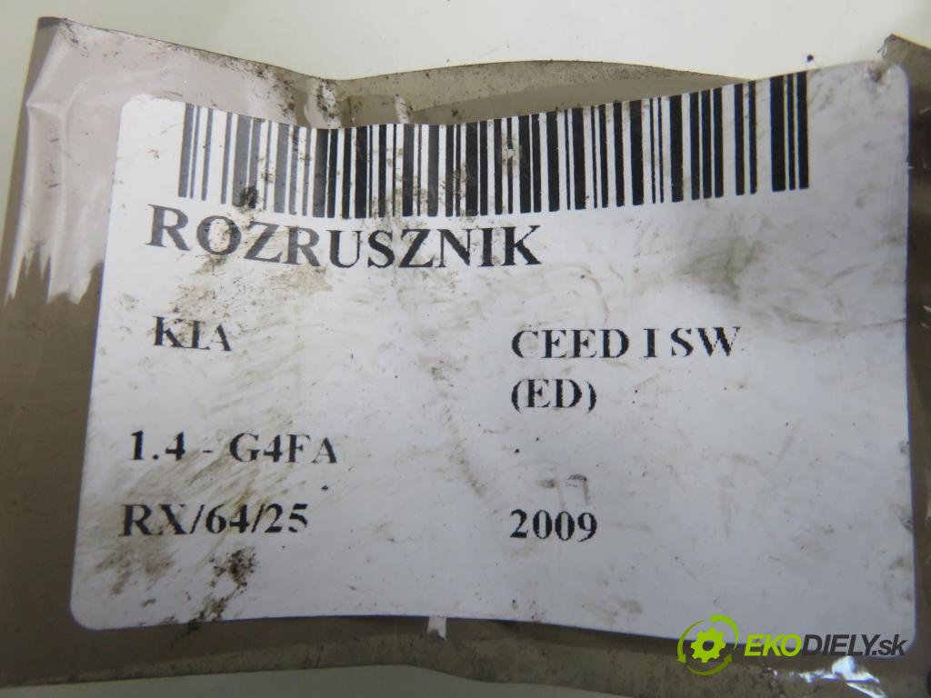 KIA CEE'D SW (ED) KOMBI 2009 80,00 1.4 109 - G4FA 1396,00 Štartér  (Štartéry)