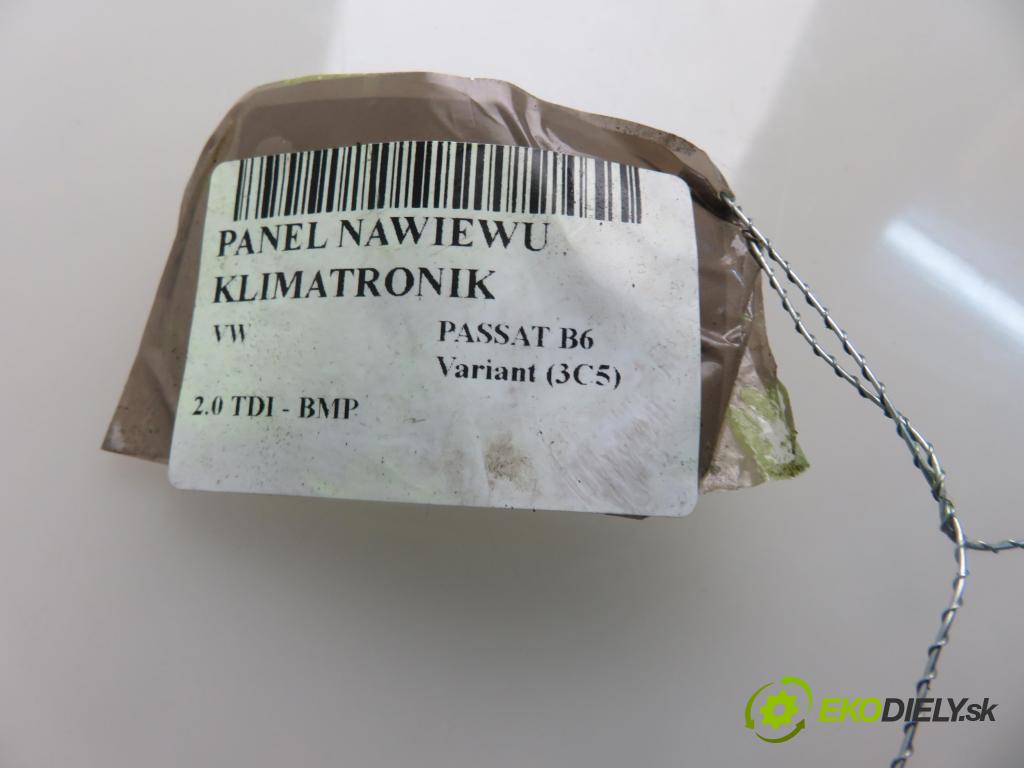 VW PASSAT B6 Variant (3C5) KOMBI 2008 103,00 2.0 TDI PD 8V 140 - BMP 1968,00 Panel kúrenia KLIMATRONIK