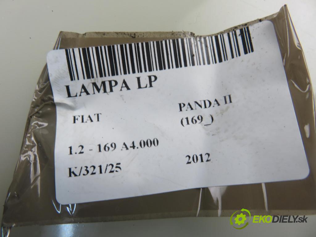FIAT PANDA (169_) HB 2012 51,00 1.2 - 169 A4.000 1242,00 světlo LP