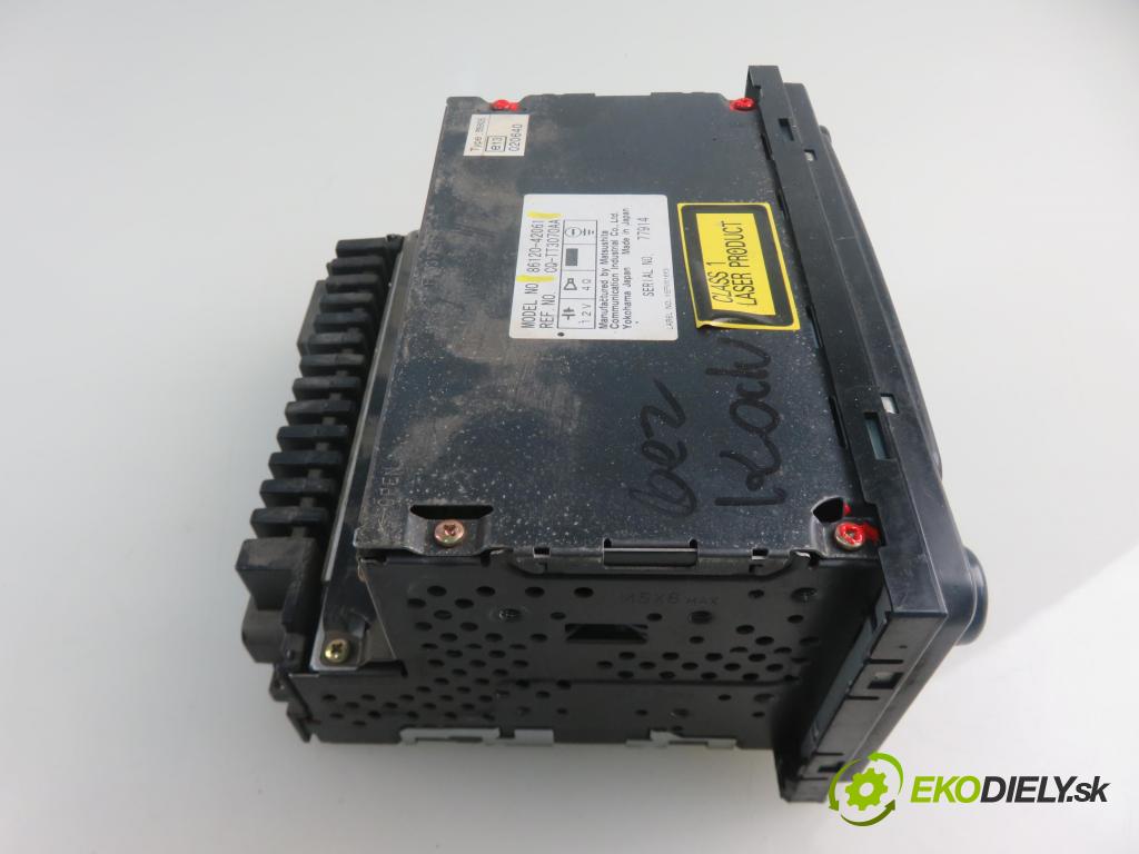 TOYOTA RAV 4 II (_A2_) SUV 2003 85,00 2.0 D-4D 4WD 116 - 1CD-FTV 1995,00 RADIO CD 8612042061