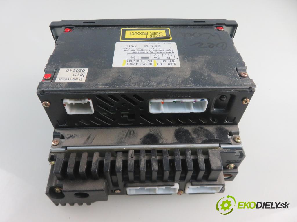 TOYOTA RAV 4 II (_A2_) SUV 2003 85,00 2.0 D-4D 4WD 116 - 1CD-FTV 1995,00 RADIO CD 8612042061