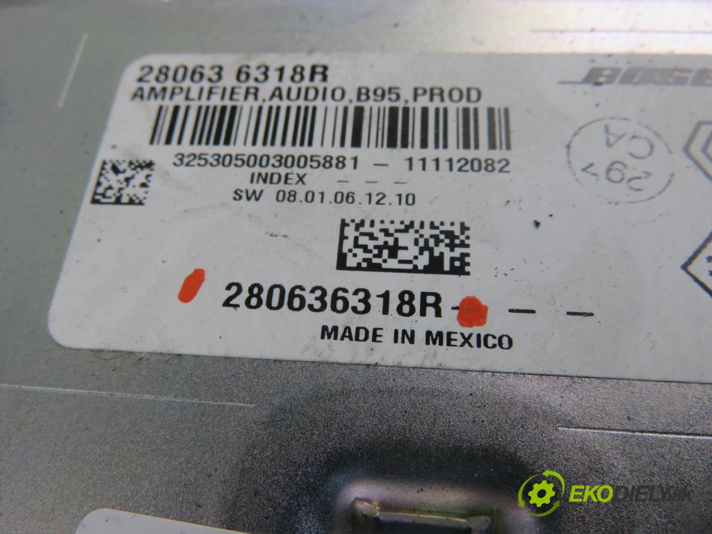 RENAULT MEGANE III liftback (BZ0/1_) HB 2011 96,00 1.9 dCi (BZ0N, BZ0J) - F9Q 870 1870,00 Zosilňovač 280636318R (Zosilňovače)