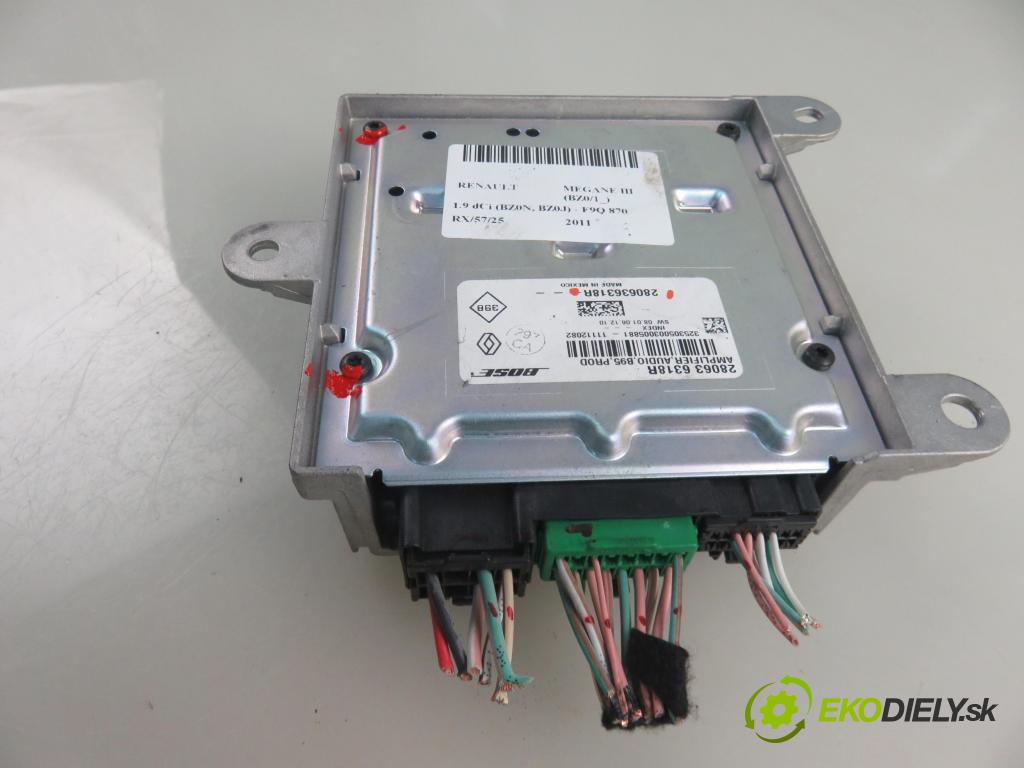 RENAULT MEGANE III liftback (BZ0/1_) HB 2011 96,00 1.9 dCi (BZ0N, BZ0J) - F9Q 870 1870,00 Zosilňovač 280636318R (Zosilňovače)