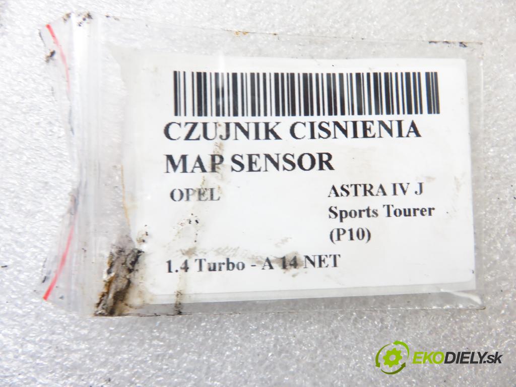 OPEL ASTRA J Sports Tourer (P10) KOMBI 2011 103,00 1.4 Turbo - A 14 NET 1364,00 snímač TLAK: MAP senzor 0261230263 ; 55567257