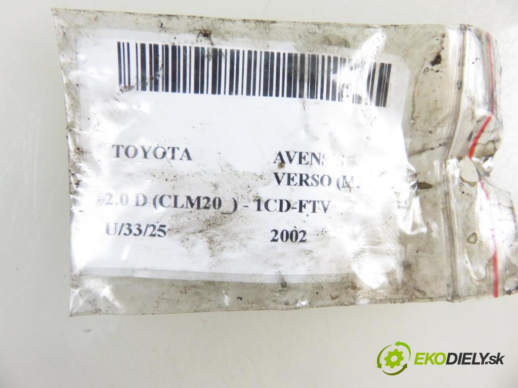 TOYOTA AVENSIS VERSO (_M2_) MINIVAN 2002 85,00 2.0 D (CLM20_) - 1CD-FTV 1995,00 vstrekovač 2367027020 (Vstrekovače)