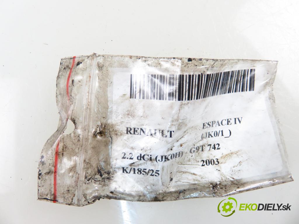 RENAULT ESPACE IV (JK0/1_) MINIVAN 2003 110,00 2.2 dCi (JK0H) 150 - G9T 742 2188,00 vstrekovač 8200936736 ; 0445110084 (Vstrekovače)