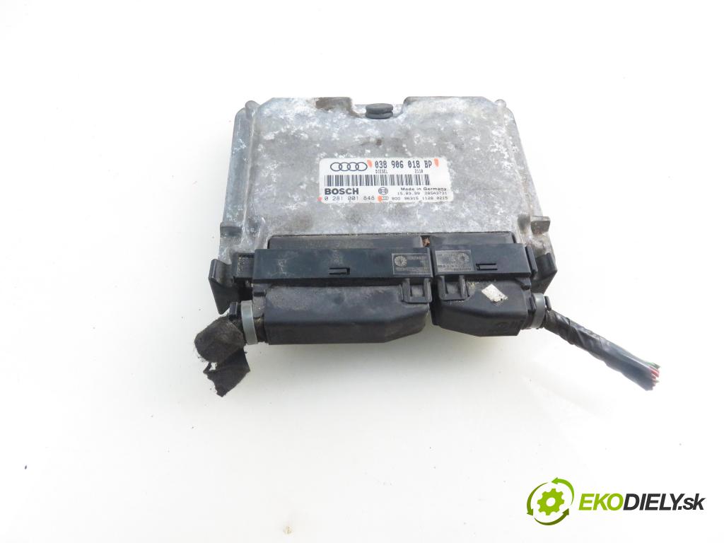 AUDI A3 (8L1) HB 1999 81,00 1.9 TDI 110 - AHF 1896,00 Riadiaca jednotka Motor 038906018BP ; 0281001848