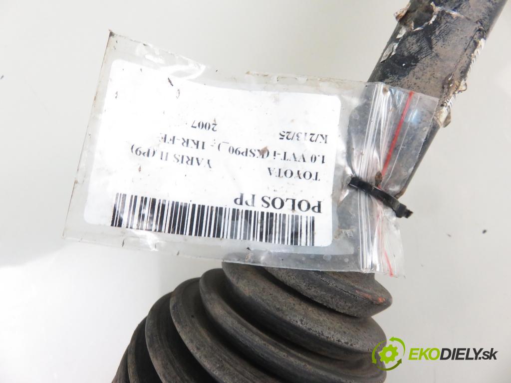 TOYOTA YARIS (_P9_) HB 2007 51,00 1.0 VVT-i (KSP90_) - 1KR-FE 998,00 Poloos PP