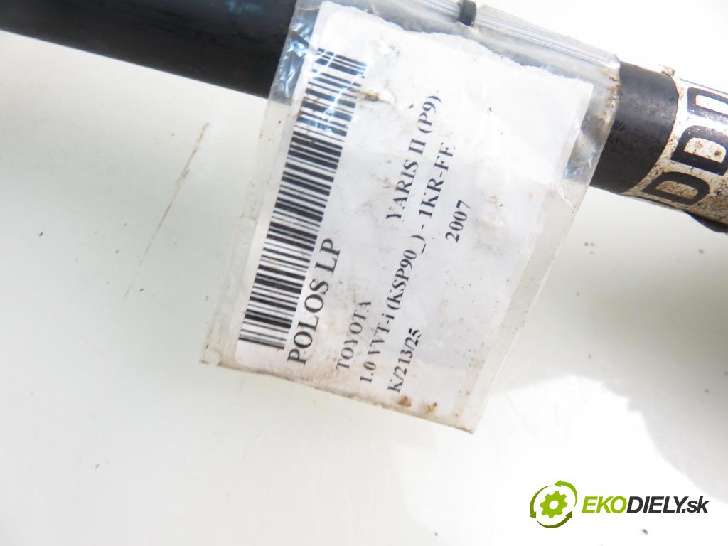 TOYOTA YARIS (_P9_) HB 2007 51,00 1.0 VVT-i (KSP90_) - 1KR-FE 998,00 Poloos LP 10185926