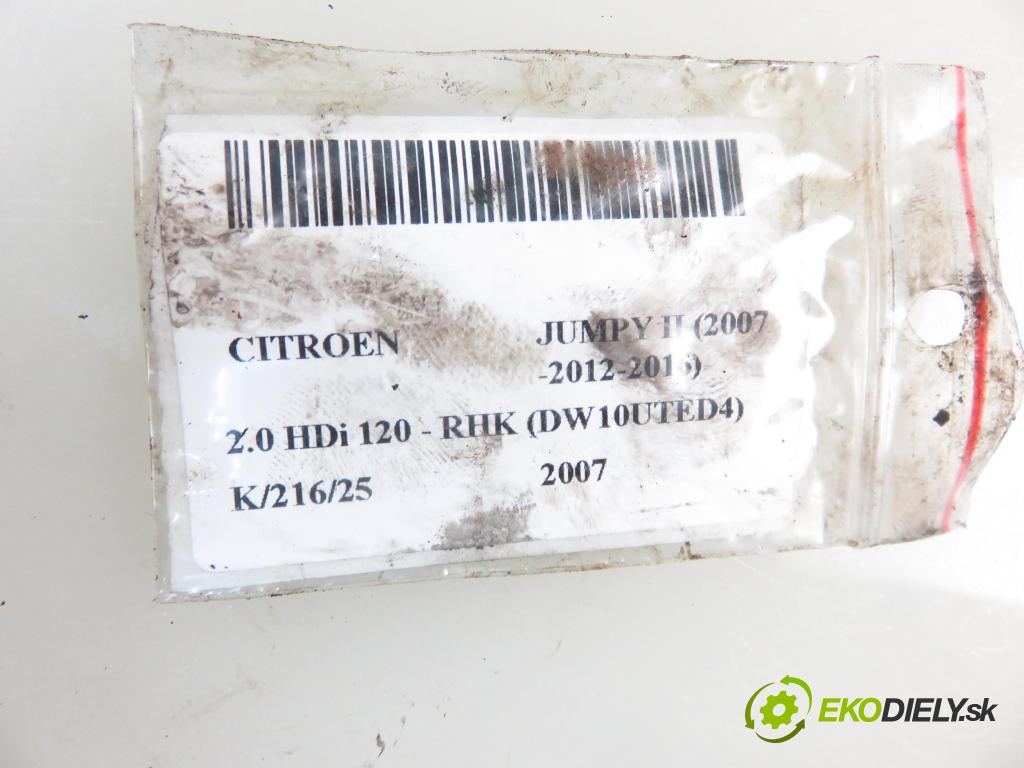 CITROEN JUMPY Skrzynia FURGON 2007 88,00 2.0 HDi 120 - RHK (DW10UTED4) 1997,00 vstrekovač 9659337980 (Vstrekovač paliva)