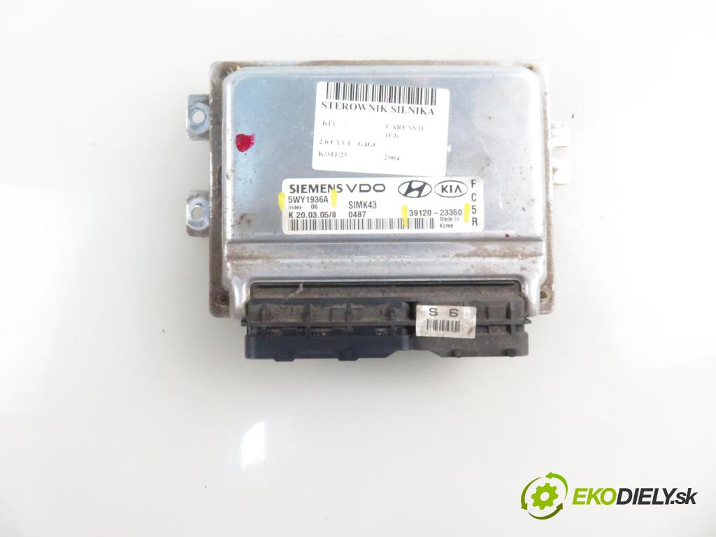 KIA CARENS II (FJ) MINIVAN 2004 102,00 2.0 CVVT 139 - G4GC 1975,00 Riadiaca jednotka Motor 5WY1936A ; 3912023350