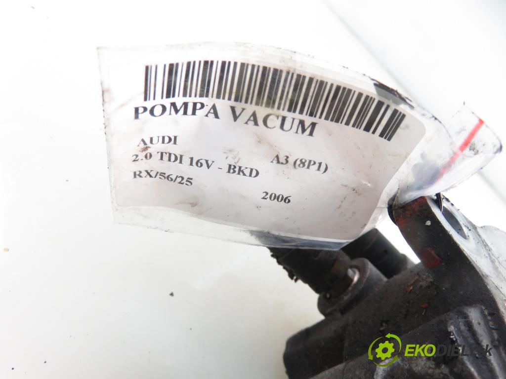 AUDI A3 (8P1) HB 2006 103,00 2.0 TDI PD 16V 140 1968,00 Pumpa vákuová 03G145209C