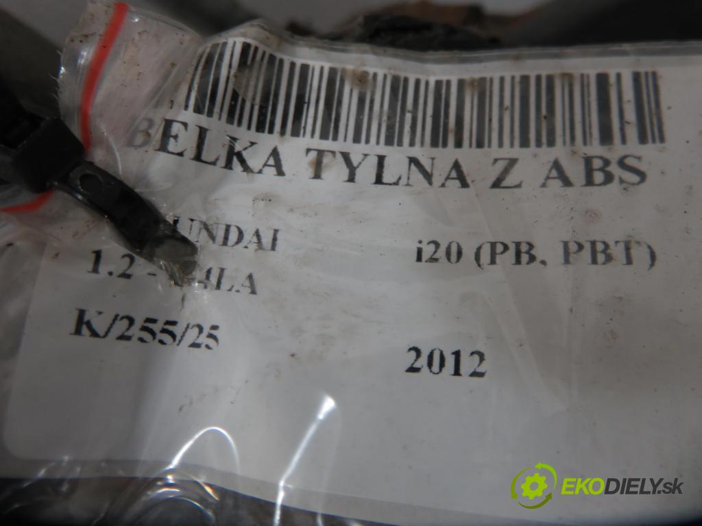 HYUNDAI i20 (PB, PBT) HB 2012 63,00 1.2 - G4LA 1248,00 výztuha zadní část ABS