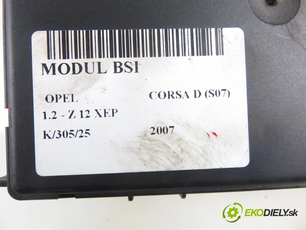 OPEL CORSA D (S07) HB 2007 59,00 1.2 - Z 12 XEP 1229,00 MODUL BSI 13142240JM
