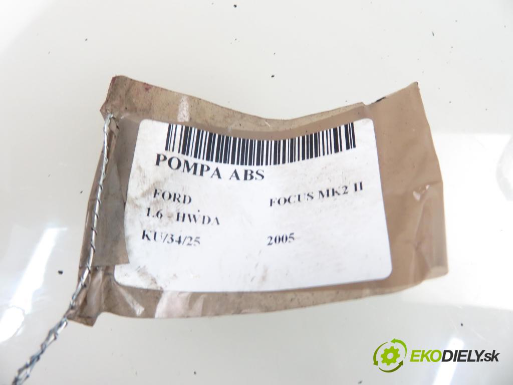 FORD FOCUS II (DA_, HCP) HB 2005 74,00 1.6 - HWDA 1596,00 Pumpa ABS 10096001153 (Pumpa ABS)