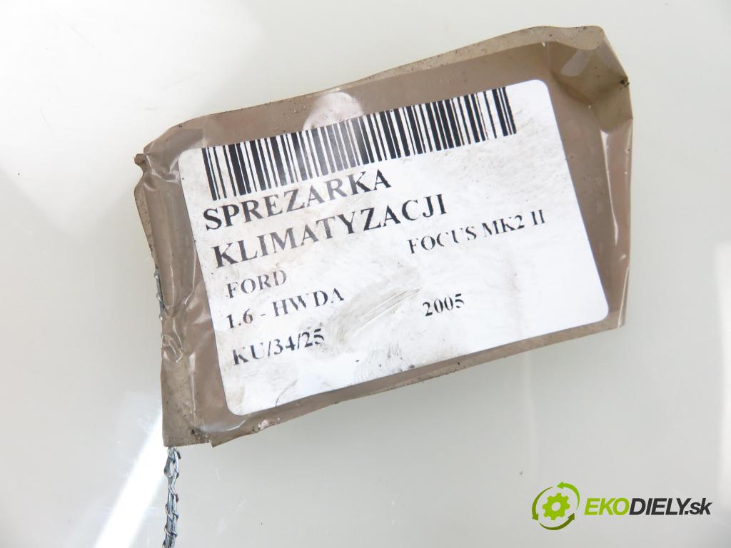 FORD FOCUS II (DA_, HCP) HB 2005 74,00 1.6 - HWDA 1596,00 KOMPRESOR: klimatizácie  (Kompresor klimatizácie)