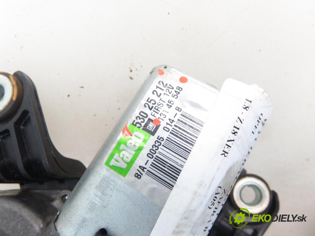 OPEL ZAFIRA B (A05) MINIVAN 2008 103,00 1.8 - Z 18 XER 1796,00 motorek stěrače ZADNÍ: 53025212 ; 13145548