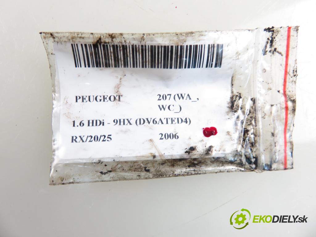 PEUGEOT 207 (WA_, WC_) HB 2006 66,00 1.6 HDi - 9HX (DV6ATED4) 1560,00 vstrekovač 0445110239 (Vstrekovač paliva)