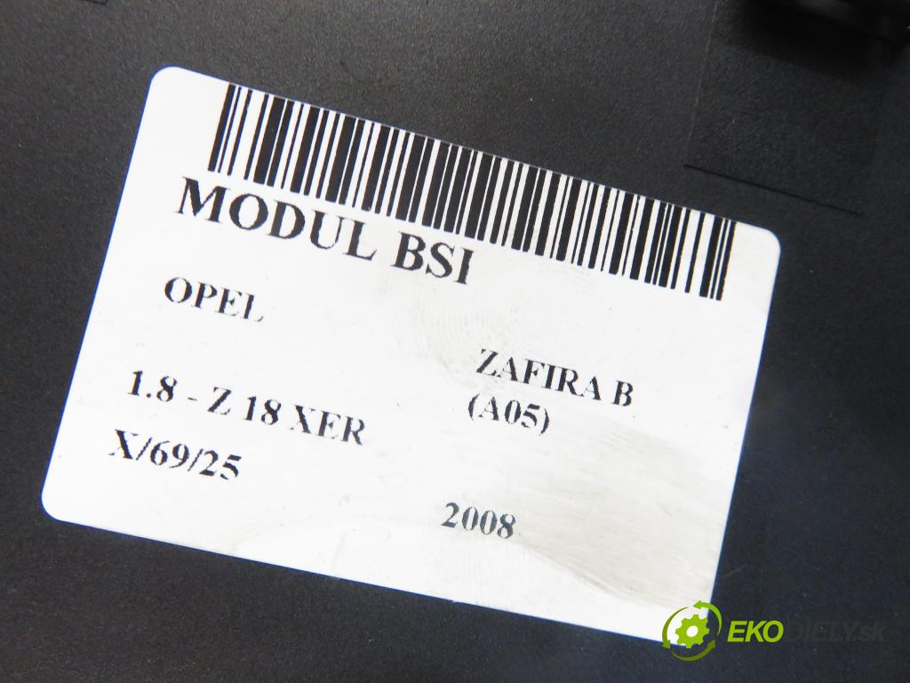 OPEL ZAFIRA B (A05) MINIVAN 2008 103,00 1.8 - Z 18 XER 1796,00 MODUL BSI 13220829HN ; 5DK00866943
