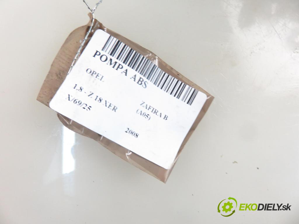 OPEL ZAFIRA B (A05) MINIVAN 2008 103,00 1.8 - Z 18 XER 1796,00 Pumpa ABS 13244860BJ (Pumpa ABS)