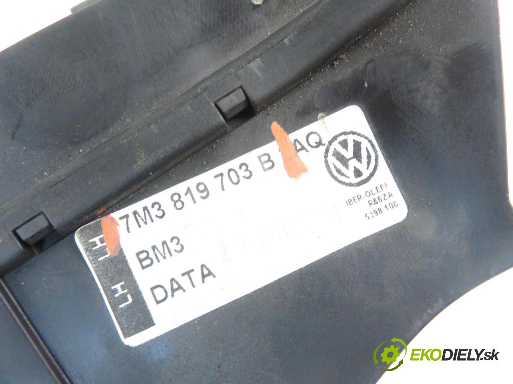 SEAT ALHAMBRA (7V8, 7V9) MINIVAN 2003 85,00 1.9 TDI PD 115 - AUY 1896,00 Mriežky kúrenia ľavá strana 7M3819703B (Mriežka kúrenia (fukár))