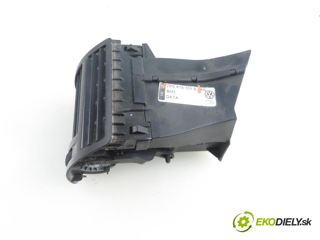 SEAT ALHAMBRA (7V8, 7V9) MINIVAN 2003 85,00 1.9 TDI PD 115 - AUY 1896,00 Mriežky kúrenia ľavá strana 7M3819703B (Mriežka kúrenia (fukár))