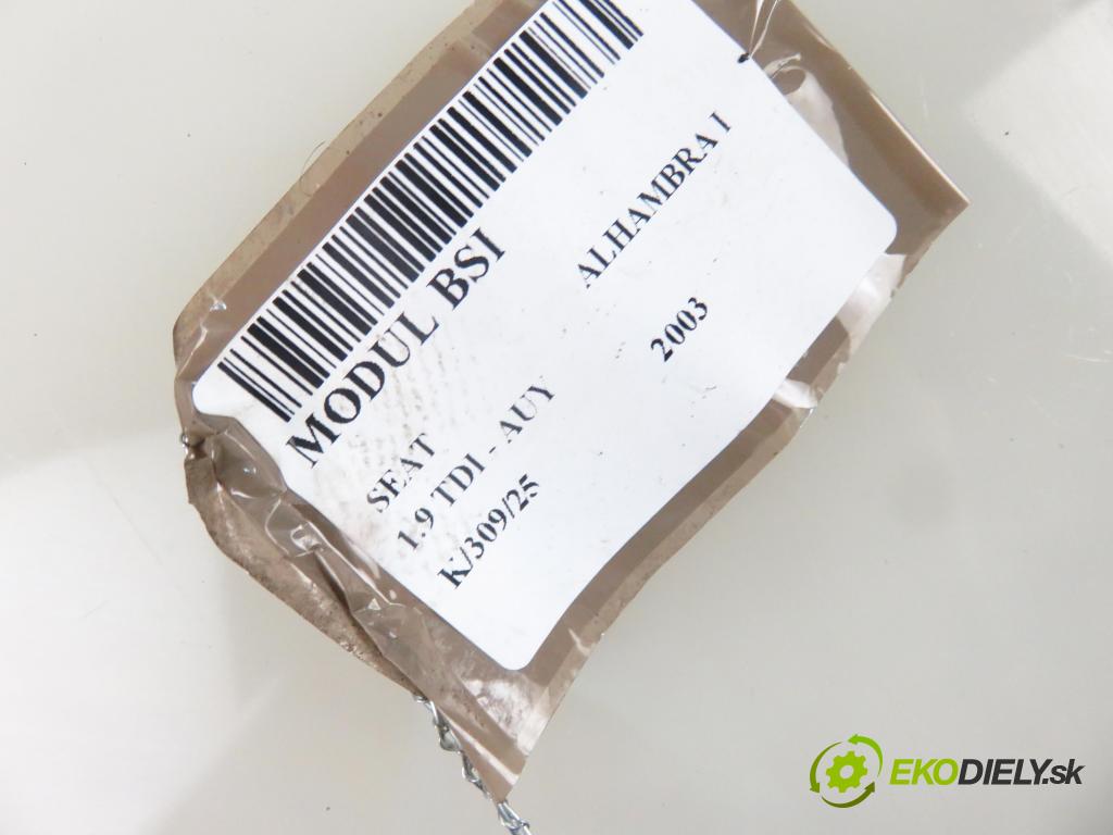 SEAT ALHAMBRA (7V8, 7V9) MINIVAN 2003 85,00 1.9 TDI PD 115 - AUY 1896,00 MODUL BSI 7M3962258AH ; 4M2114B205CA ; S120042300B