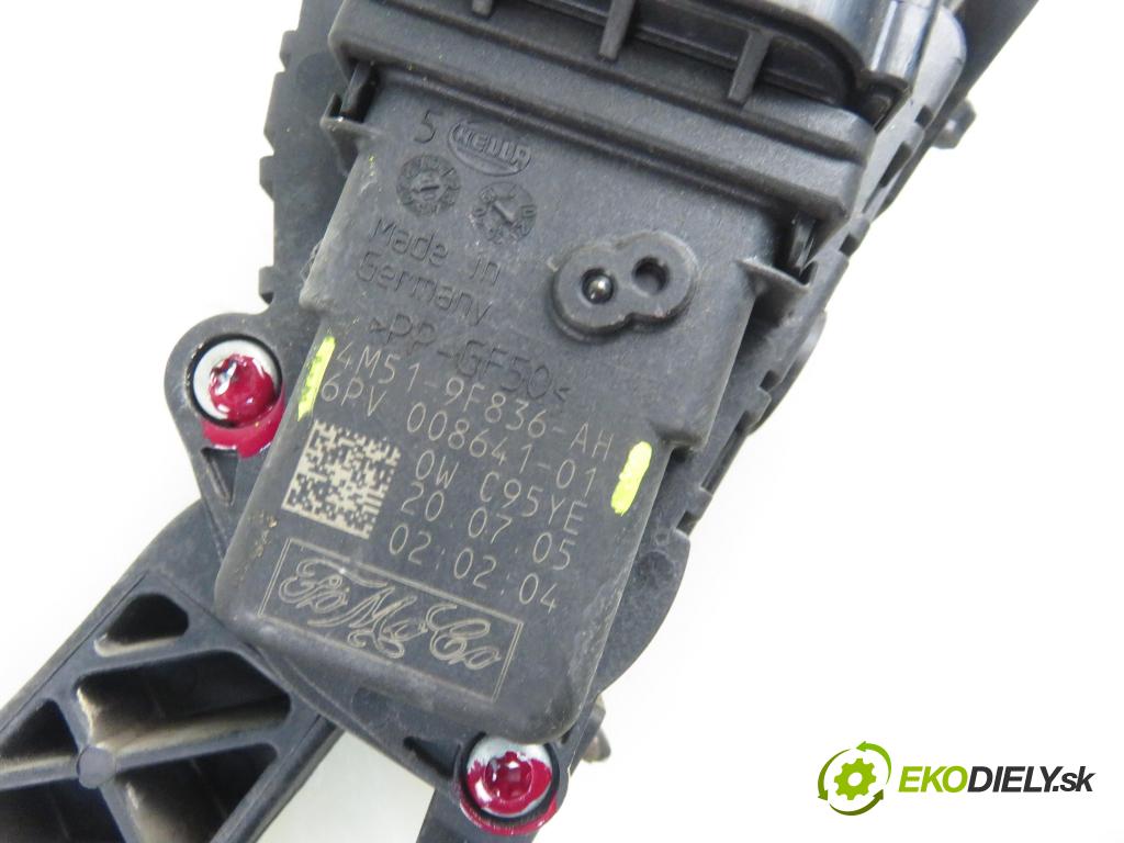 FORD FOCUS II (DA_, HCP) HB 2005 74,00 1.6 - HWDA 1596,00 Potenciometer plynu 4M519F836AH ; 6PV00864101 (Pedál)