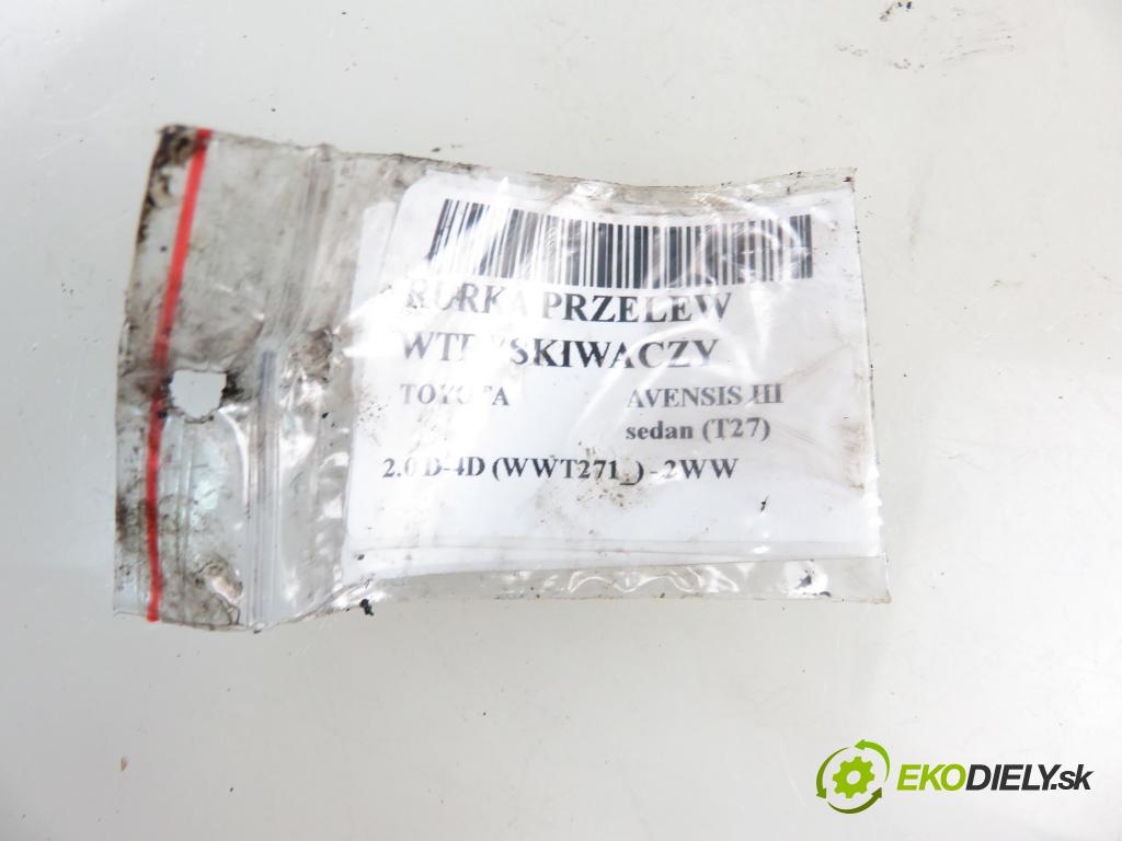 TOYOTA AVENSIS sedan (_T27_) SEDAN 2016 105,00 2.0 D-4D (WWT271_) - 2WW 1995,00 rúrky VSTREKOVAČE: