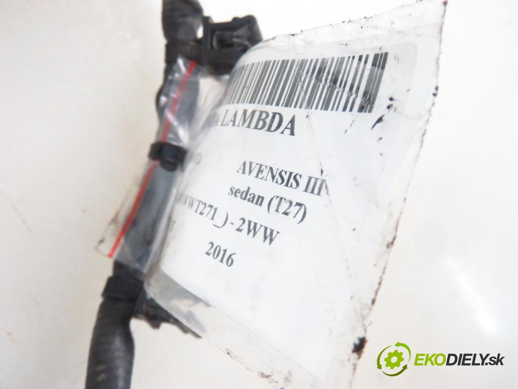 TOYOTA AVENSIS sedan (_T27_) SEDAN 2016 105,00 2.0 D-4D (WWT271_) - 2WW 1995,00 sonda lambda 0281004168 ; 8509030 (Lambda sonda)