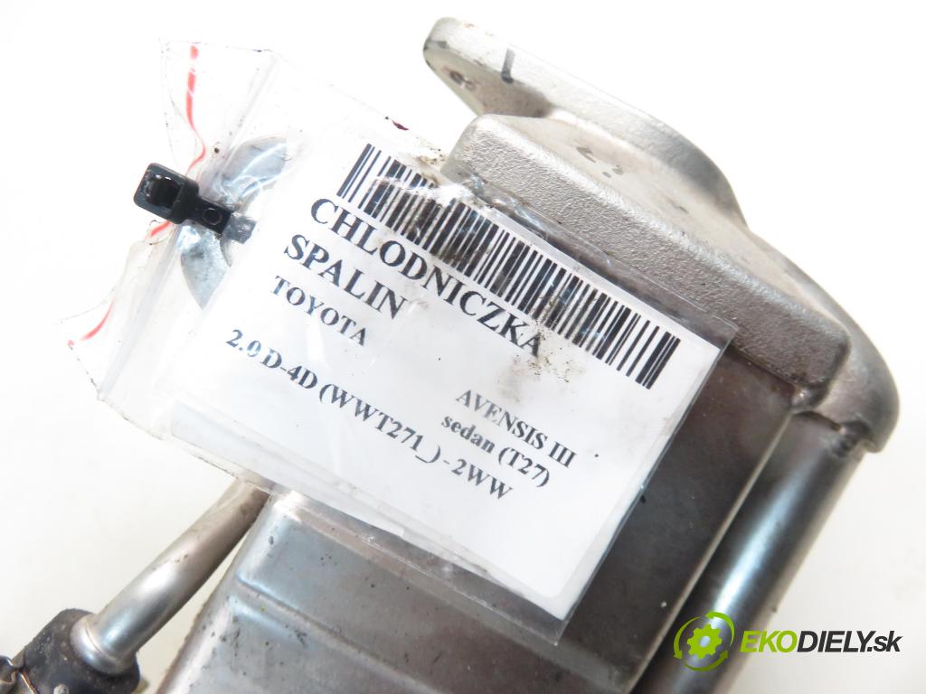 TOYOTA AVENSIS sedan (_T27_) SEDAN 2016 105,00 2.0 D-4D (WWT271_) - 2WW 1995,00 Chladič spalín 8573897 ; 8513132