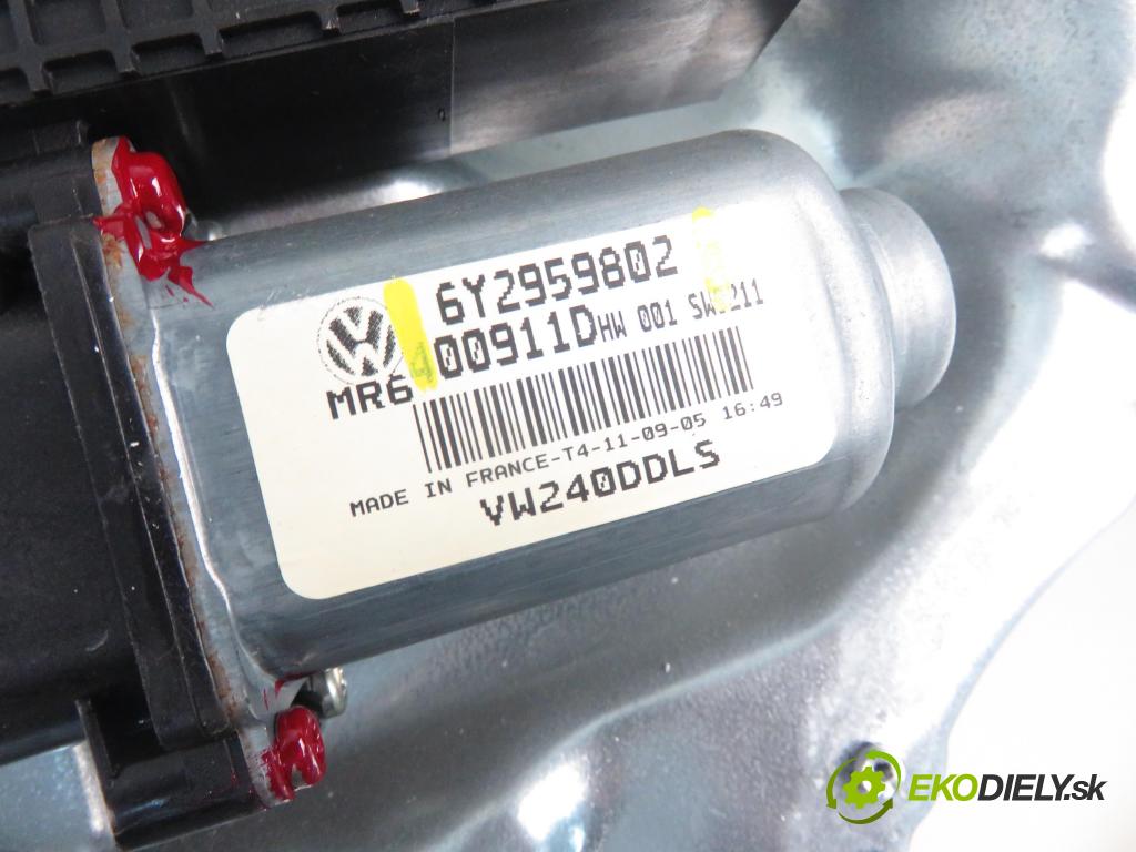 VW POLO (9N_) HB 2005 47,00 1.2 12V - BME 1198,00 mechanismus oken 3D 6Y2959802