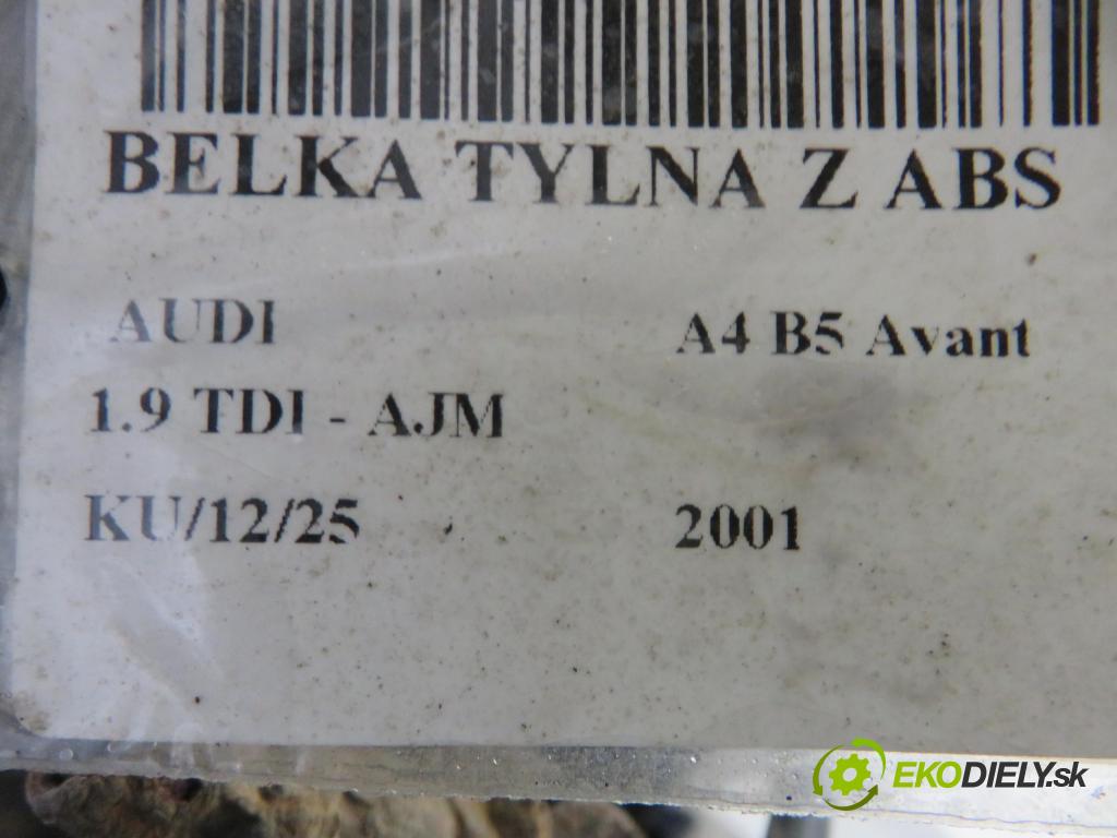 AUDI A4 Avant (8D5, B5) KOMBI 2001 85,00 1.9 TDI - AJM 1896,00 výztuha zadní část ABS 