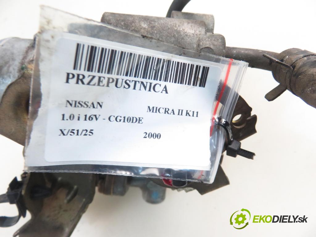 NISSAN MICRA II (K11) HB 2000 44,00 1.0 i 16V 998,00 Škrtiaca klapka  (Škrtiaca klapka)