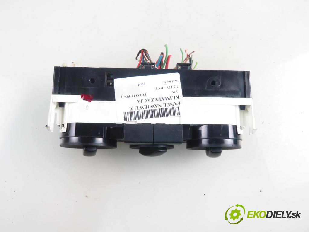 VW POLO (9N_) HB 2005 47,00 1.2 12V - BME 1198,00 Panel kúrenia KLIMATIZACE: 6Q0820045G