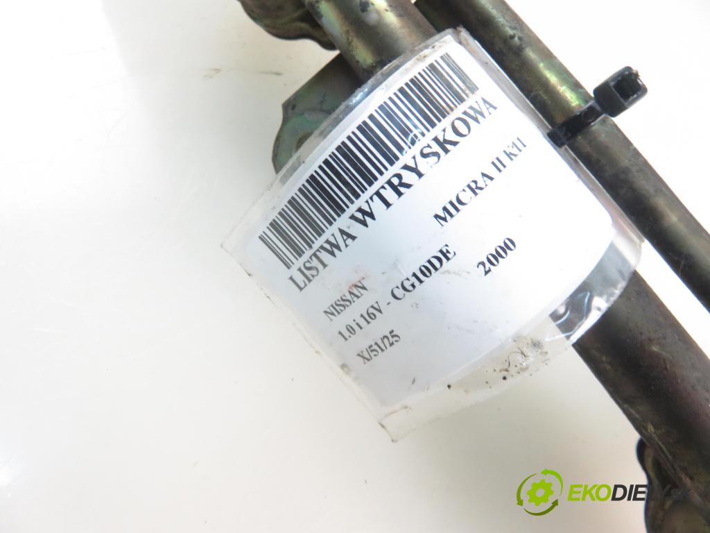 NISSAN MICRA II (K11) HB 2000 44,00 1.0 i 16V 998,00 Lišta vstrekovacia A46H02 (Vstrekovacia lišta)