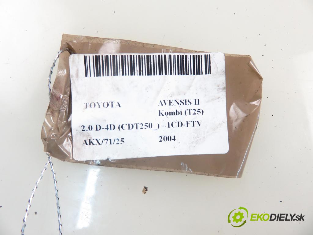 TOYOTA AVENSIS Kombi (_T25_) HB 2004 85,00 2.0 D-4D 116 - 1CD-FTV 1995,00 Obal filtra paliva  (Obal filtra paliva)