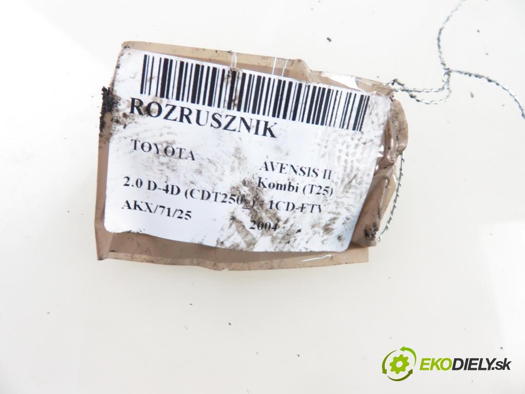TOYOTA AVENSIS Kombi (_T25_) HB 2004 85,00 2.0 D-4D 116 - 1CD-FTV 1995,00 Štartér 281000G020 ; MS4280000720 (Štartér)