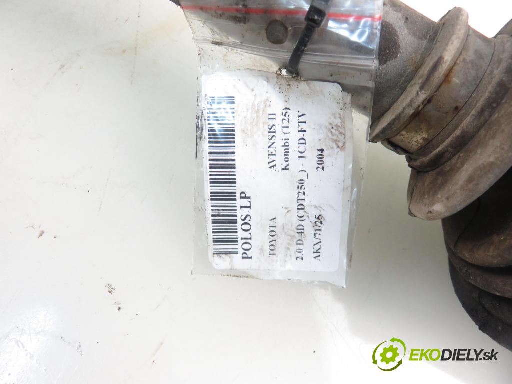 TOYOTA AVENSIS Kombi (_T25_) HB 2004 85,00 2.0 D-4D 116 - 1CD-FTV 1995,00 Poloos LP 