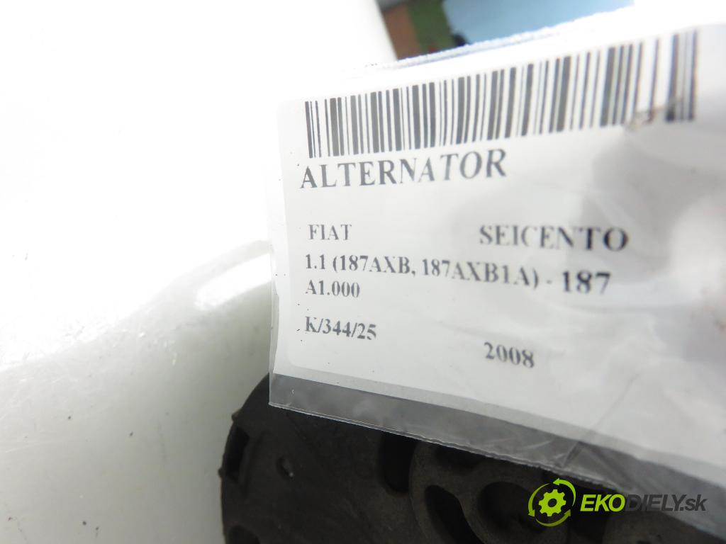 FIAT SEICENTO / 600 (187_) HB 2008 40,00 1.1 54 - 187 A1.000 1108,00 Alternátor 46843093 ; MS1022118220 (Alternátor)