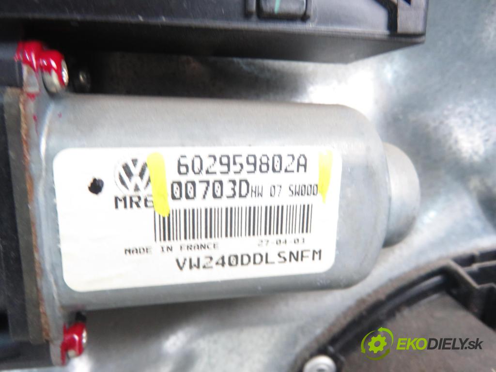 VW POLO (9N_) HB 2003 55,00 1.4 TDI PD 75 - AMF 1422,00 mechanismus oken 3D 6Q2959802A