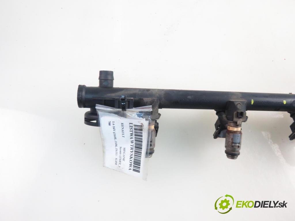 RENAULT MEGANE Scenic (JA0/1_) MINIVAN 1999 79,00 1.6 16V 107 - K4M 700 1598,00 Lišta vstrekovacia 048H104274 ; 7700112519 ; IWP026 (Vstrekovacia lišta)