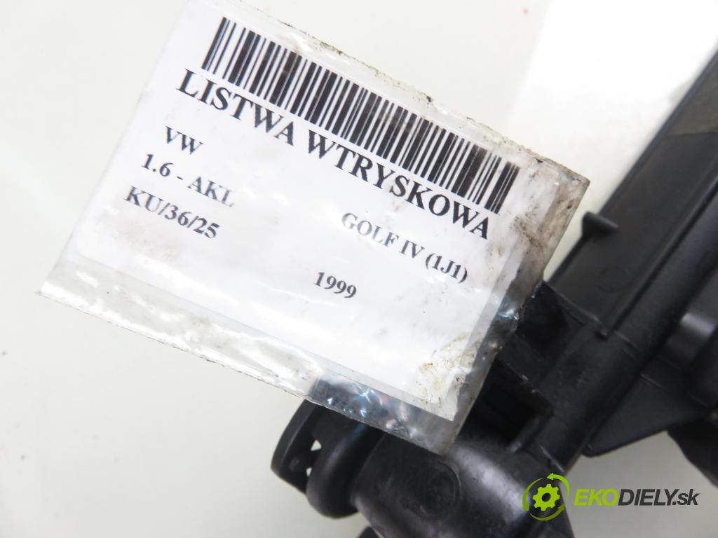 VW GOLF IV (1J1) HB 1999 74,00 1.6 - AKL 1595,00 Lišta vstrekovacia 037906031AA ; 06A133317A (Vstrekovacia lišta)