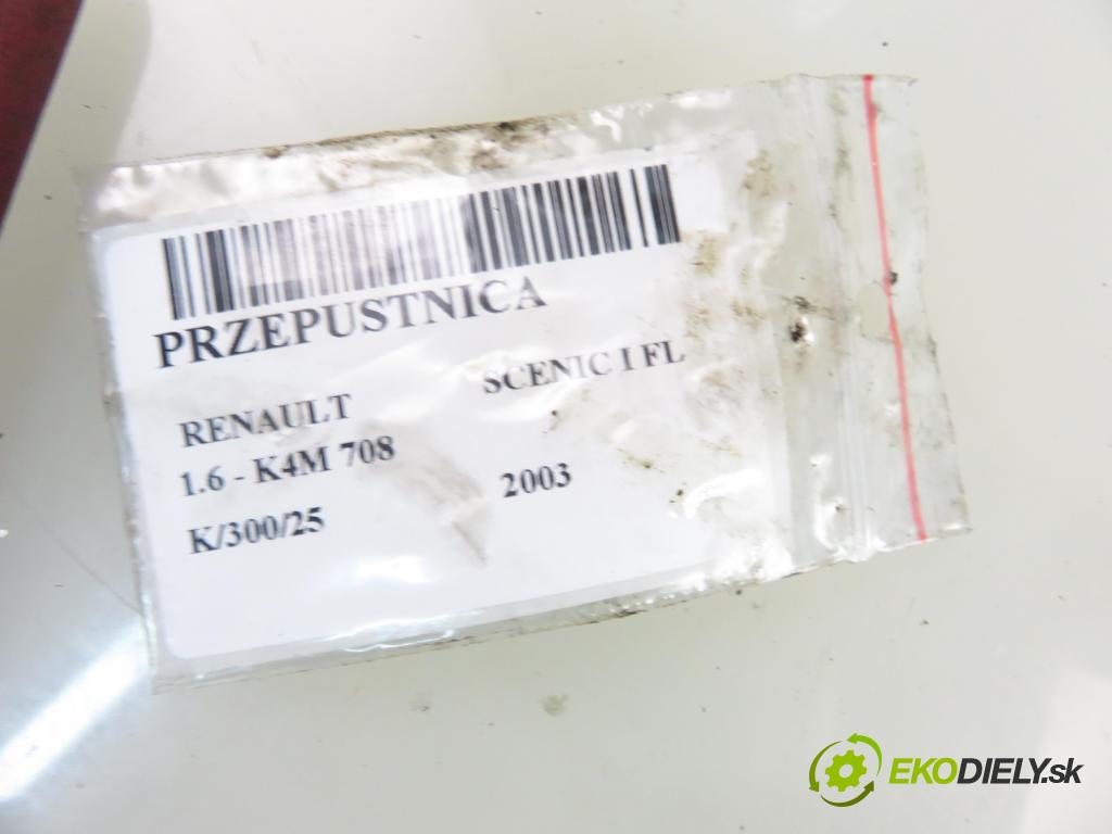 RENAULT SCENIC I (JA0/1_) MINIVAN 2003 0,00 1.6 - K4M 708 1598,00 Škrtiaca klapka 8200063652 ; 8200123061 ; 408239822001 (Škrtiaca klapka)