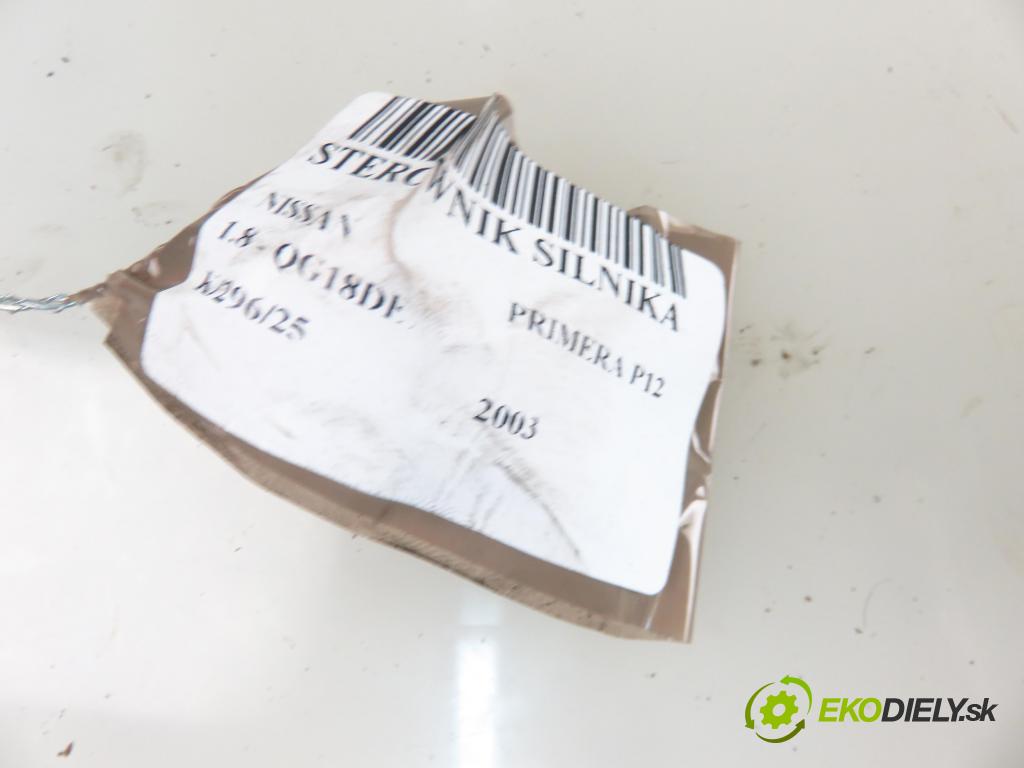 NISSAN PRIMERA (P12) LIFTBACK 2003 85,00 1.8 - QG18DE 1769,00 Riadiaca jednotka Motor MEC32591